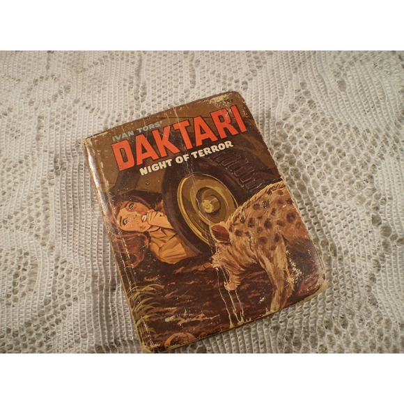 Daktari Night of Terror, Ivan Tors #2018 Vintage - Big Little Books 1968 Whitman - Picture 1 of 2